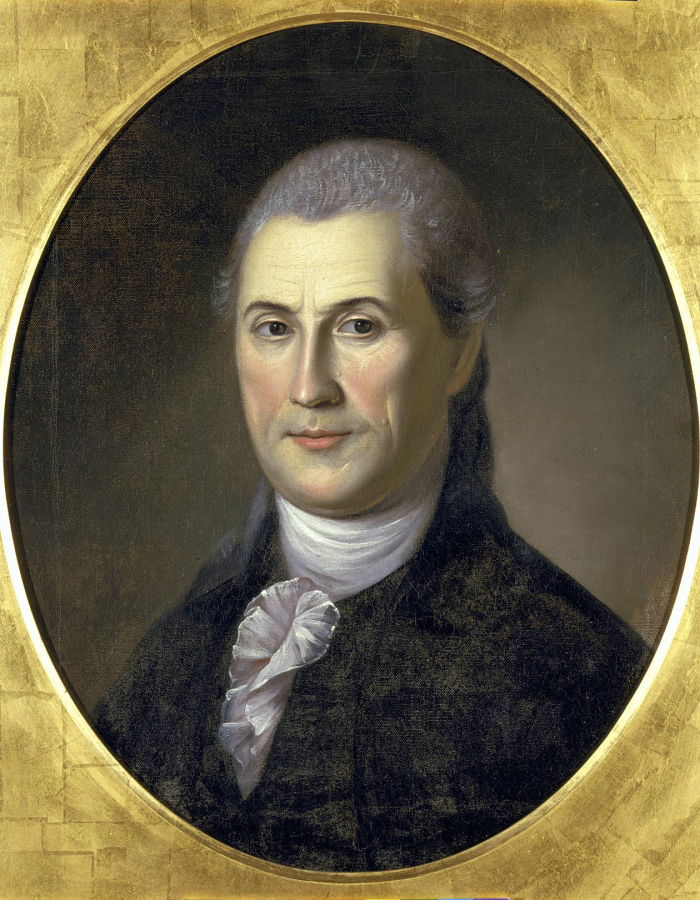 Charles Wilson Peale's painting of Samuel Huntington