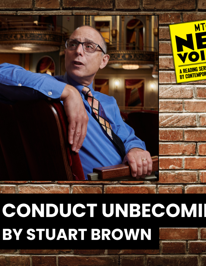 MTC New Voices (A reading series of new plays by contemporary playwrights) presents Conduct Unbecoming by Stuart Brown