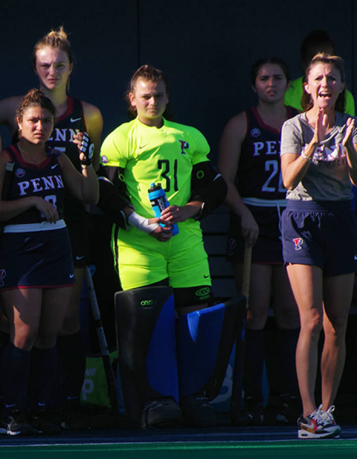 Girls at Summer Field Hockey Clinic Series