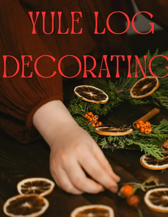 Yule Log Decorating