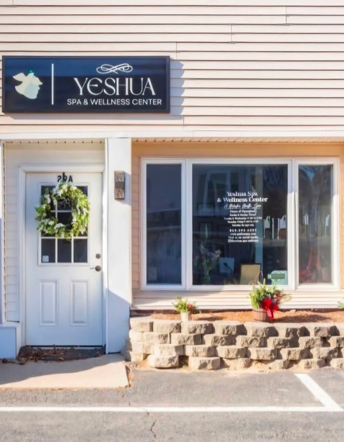 Exterior entrance of Yeshua Spa & Wellness Center