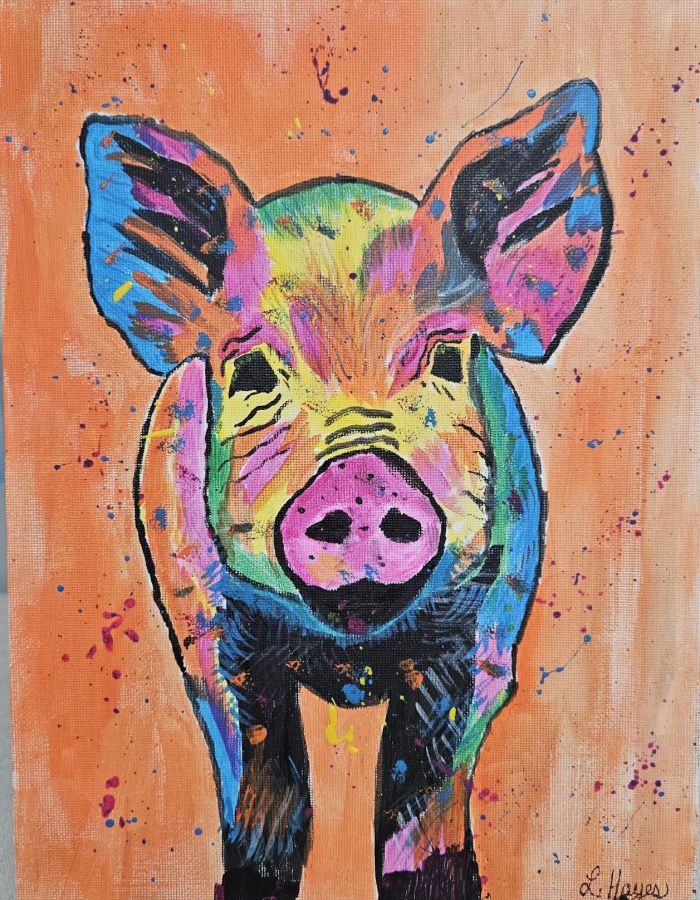 Crafts with real Pigs
