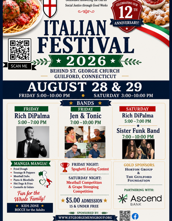 A flyer containing event details.