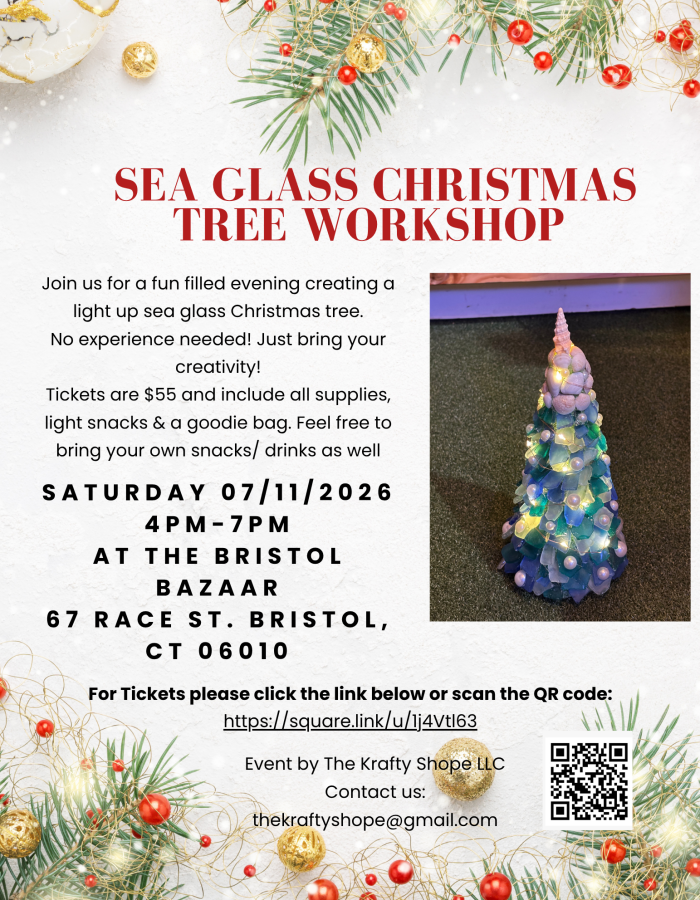 Sea Glass Christmas Tree Workshop