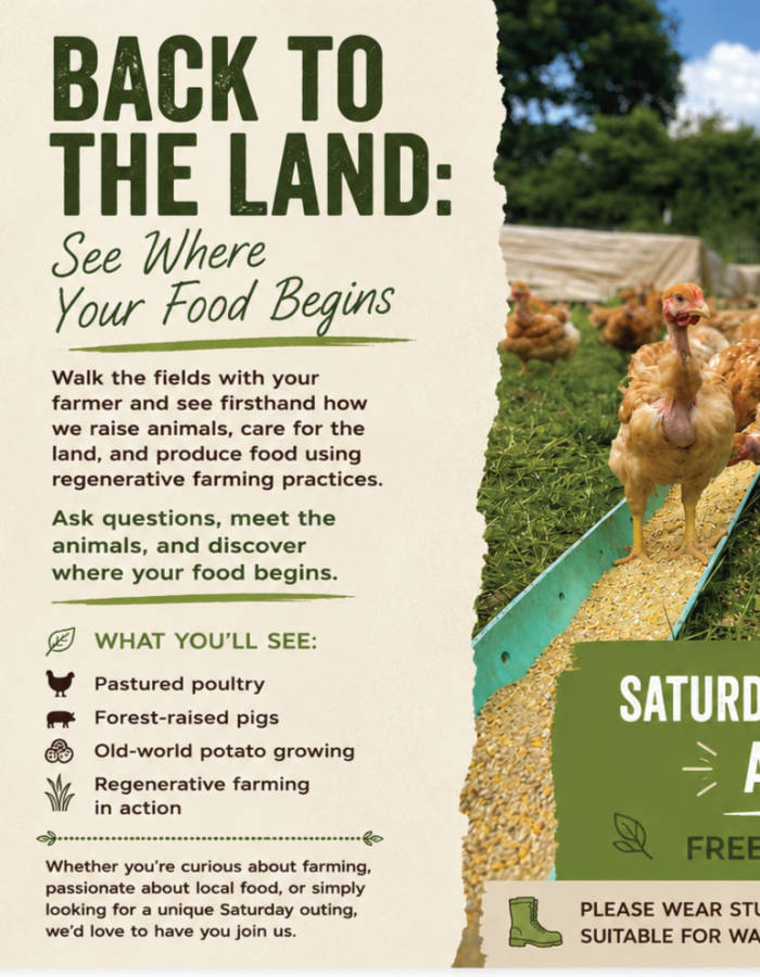Back to the Land: See Where Your Food Begins