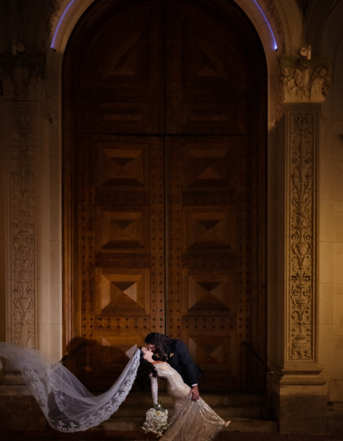 The doors that lead into The Society Room of Hartford