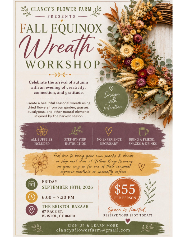 Fall Equinox Floral Wreath Making Workshop
