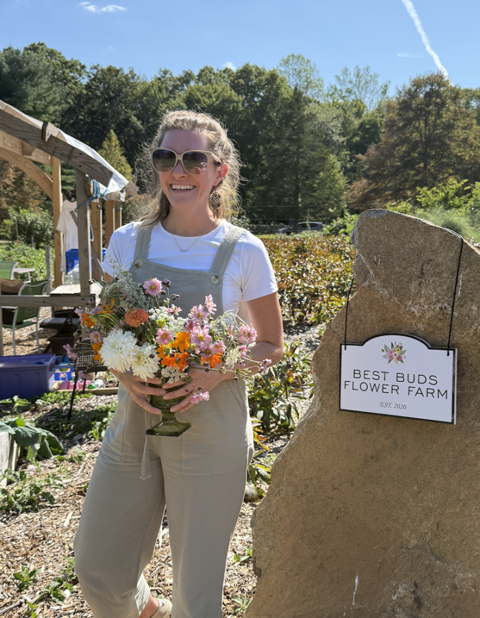 Pick a bouquet of summer flowers.