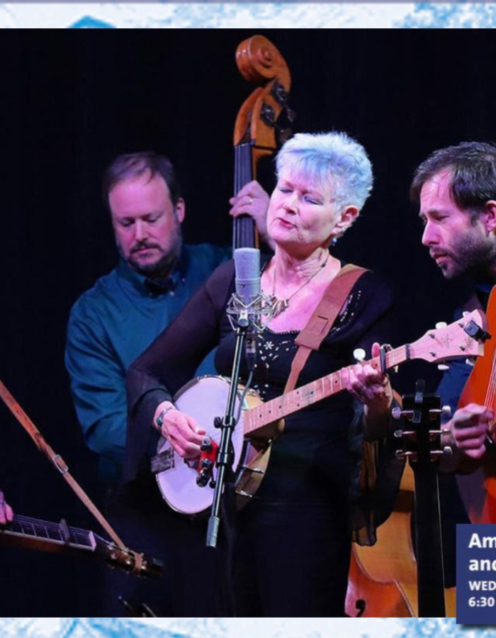 Amy Gallatin & Stillwaters performing their music. 