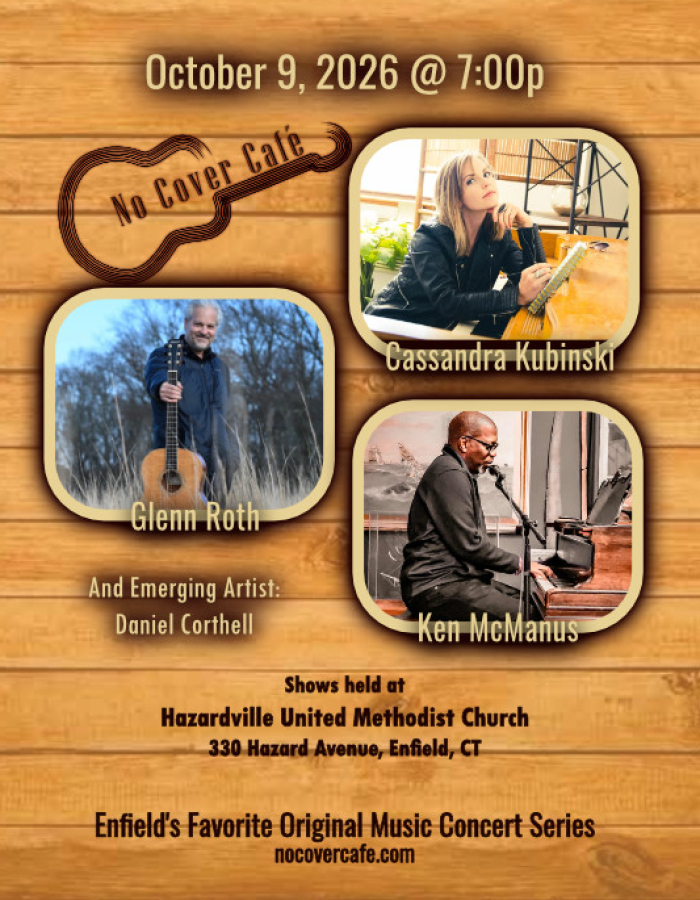 Friday, October 9, 2026, No Cover Cafe