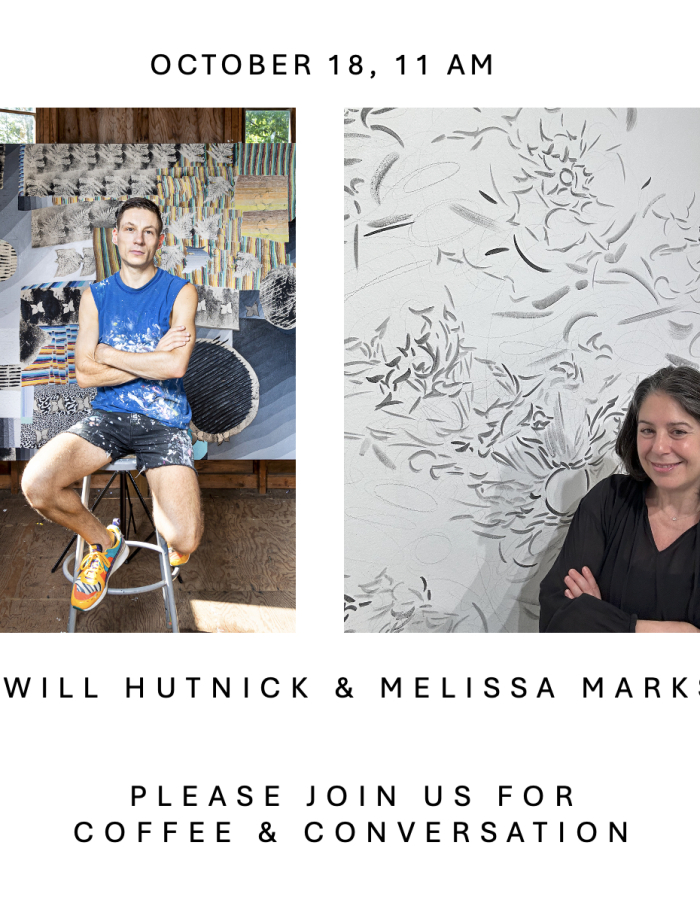 Artist Talk with Will Hutnick and Melissa Marks
