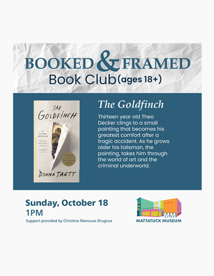 Take on a new read of The Goldfinsh by Donna Tartt with the MATT