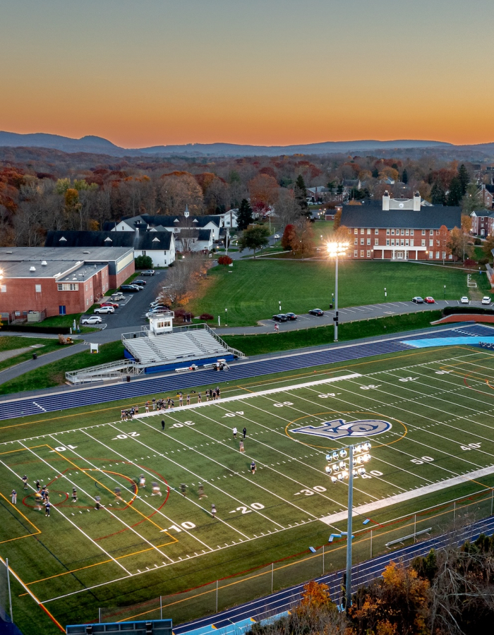 Cheshire Academy campus aerial view