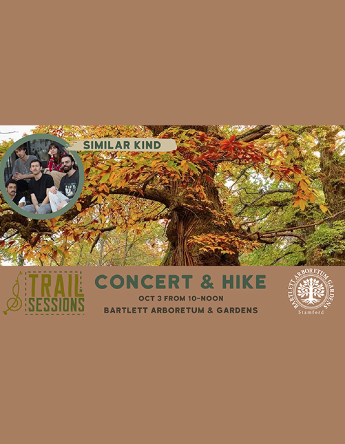 Concert and Hike on Oct 3 from 10am to noon at Bartlett Arboretum with Similar Kind