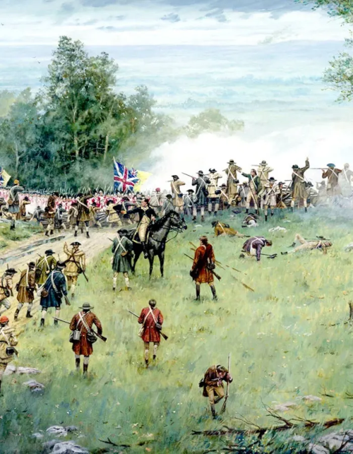 Scenery of a battle 