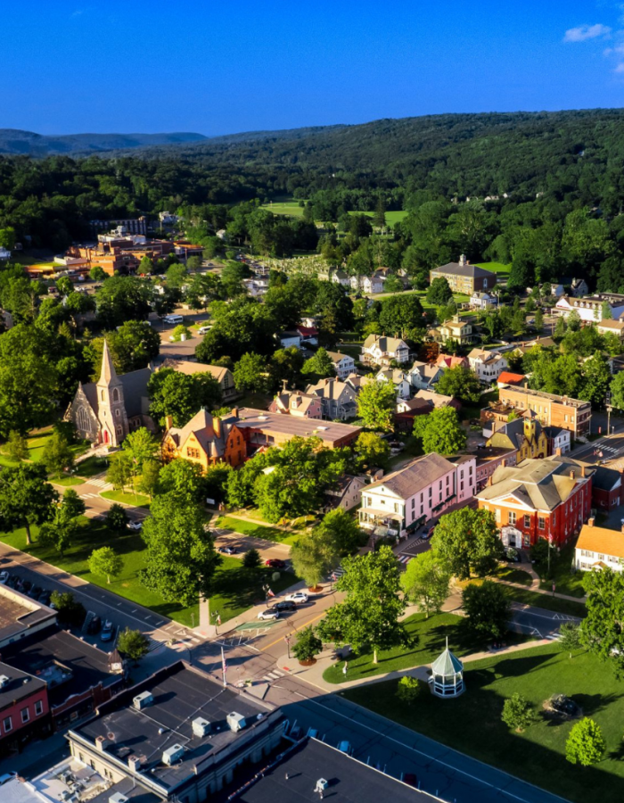 A bird's-eye view.