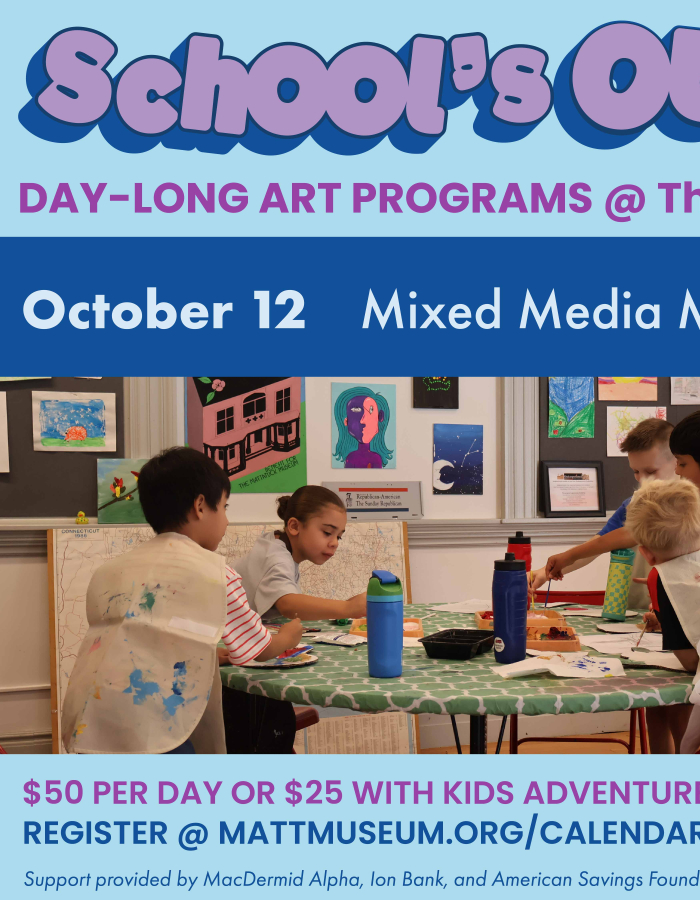 School's Out all day kids art program