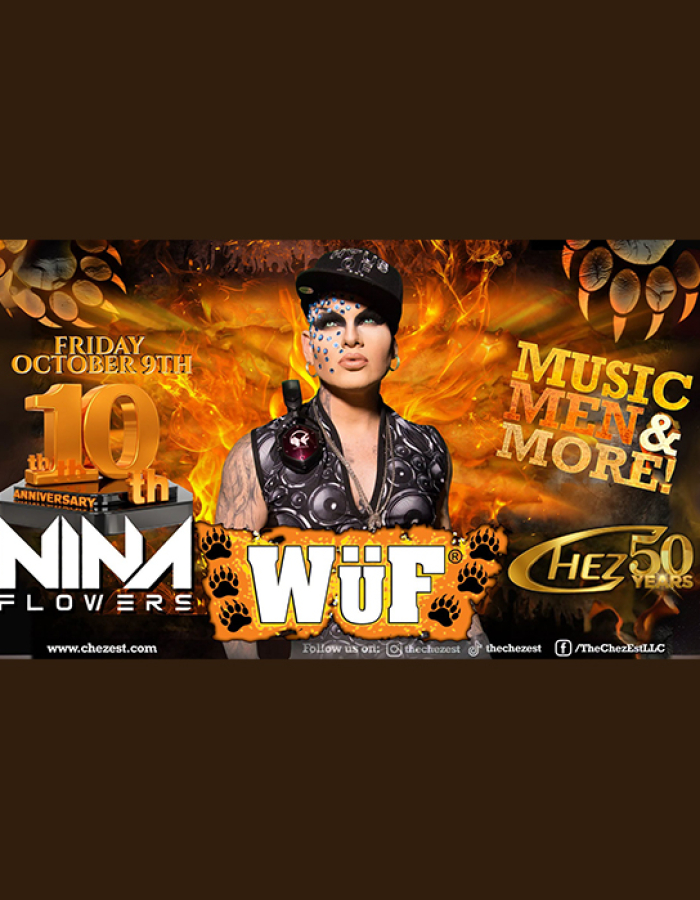 WüF - Featuring DJ Nina Flowers (flier)