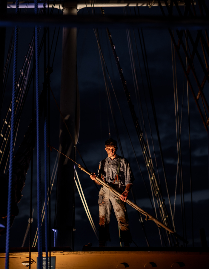 Ghost Whaler on the CHARLES W. MORGAN