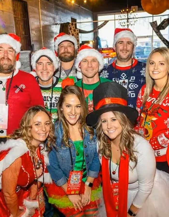 Join Crawl With US for a holiday-themed bar crawl in Stamford with check-in at Hibernian Association Inc.