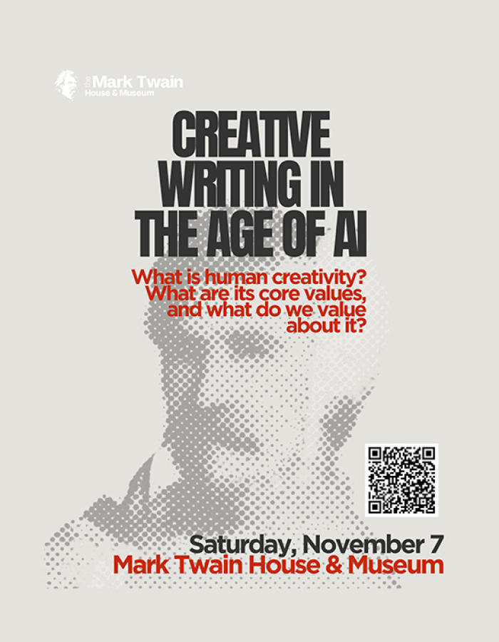 Graphic for the AI symposium