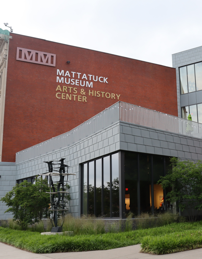 Image depicting the exterior of the Mattatuck Museum