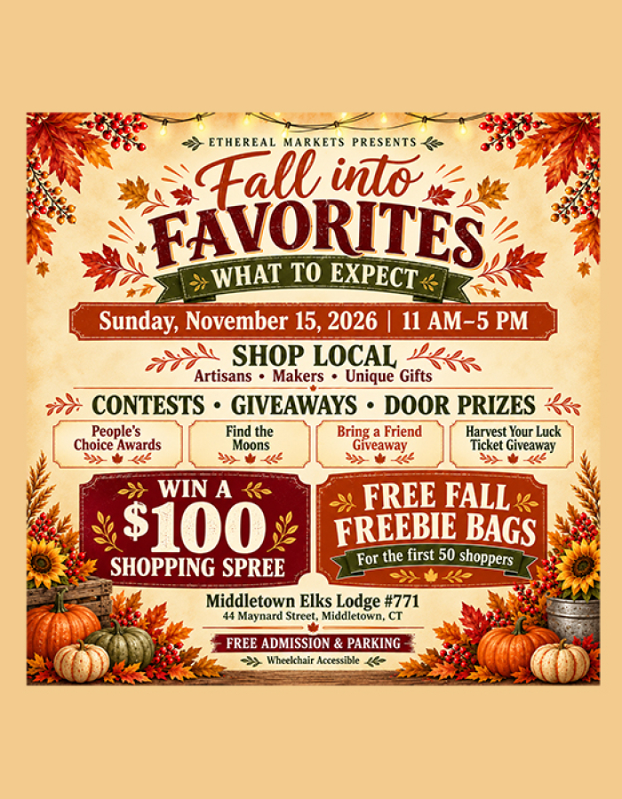 Fall into Favorites Indoor Vendor & Craft Market