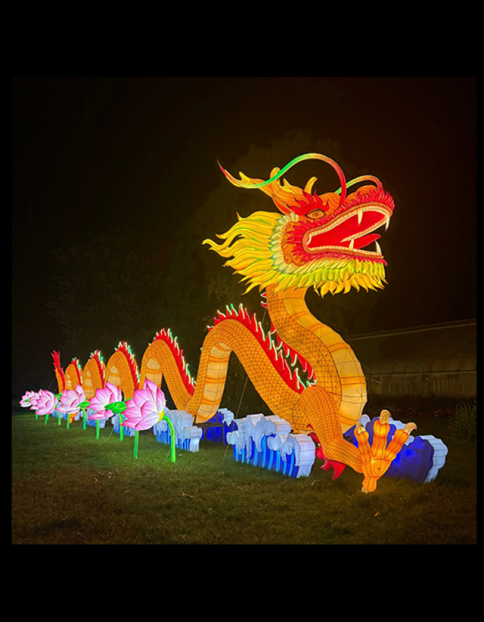 Glow Wild 2026 Dragon Lantern at Beardsley Zoo