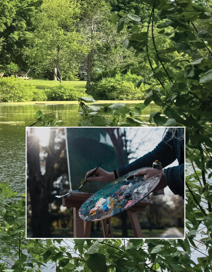 Plein Air Art-making at the Trumbull Nature & Art Center