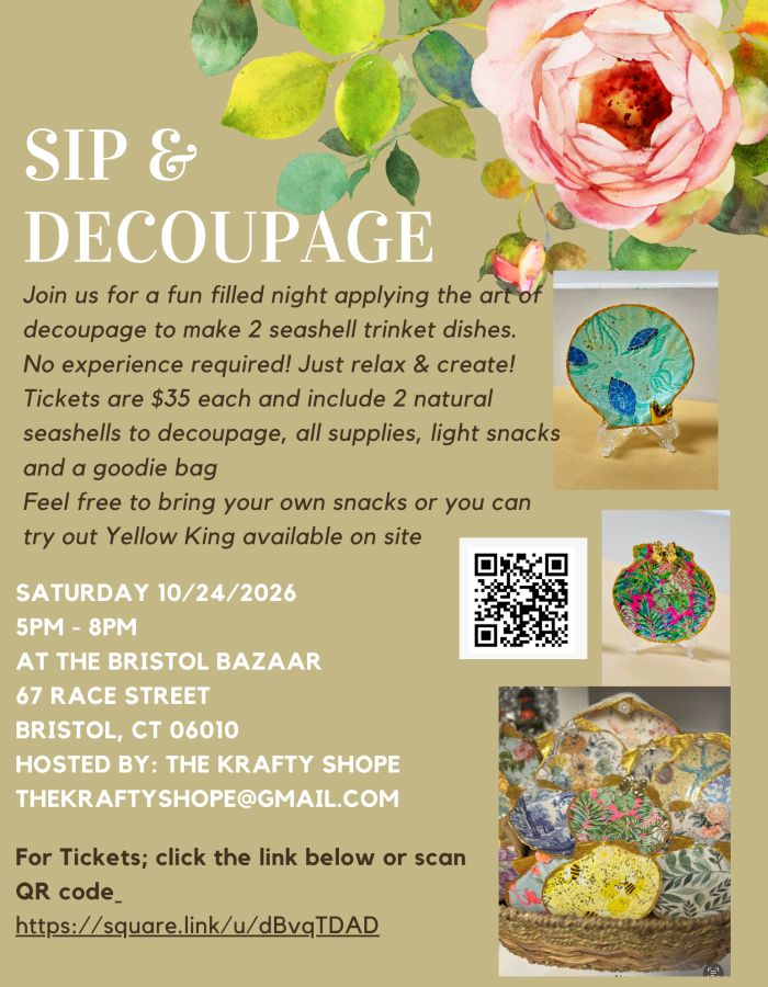 Sip & Decoupage Night