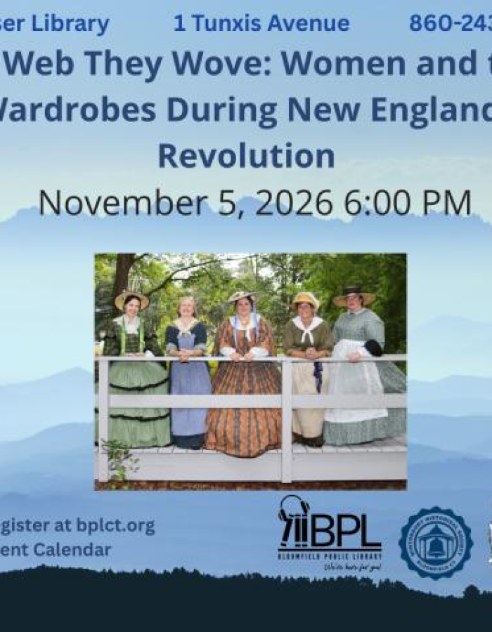 five women in Revolutionary period dress
