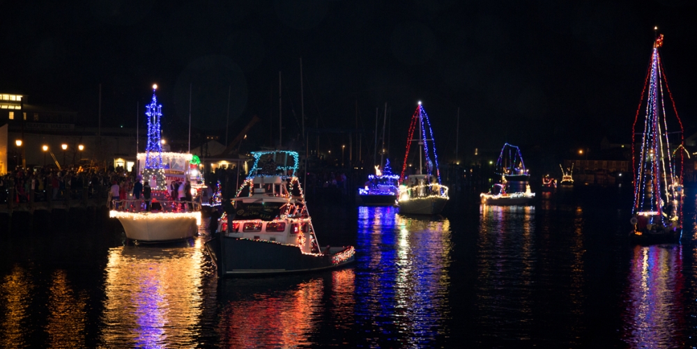 Desfile de barcos místicos
