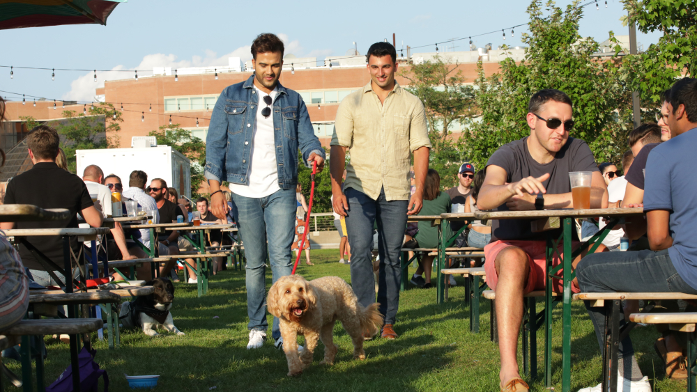 beer garden @ shippan landing