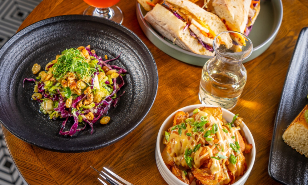 Plant-based dishes at Joylark Kitchen, Fairfield