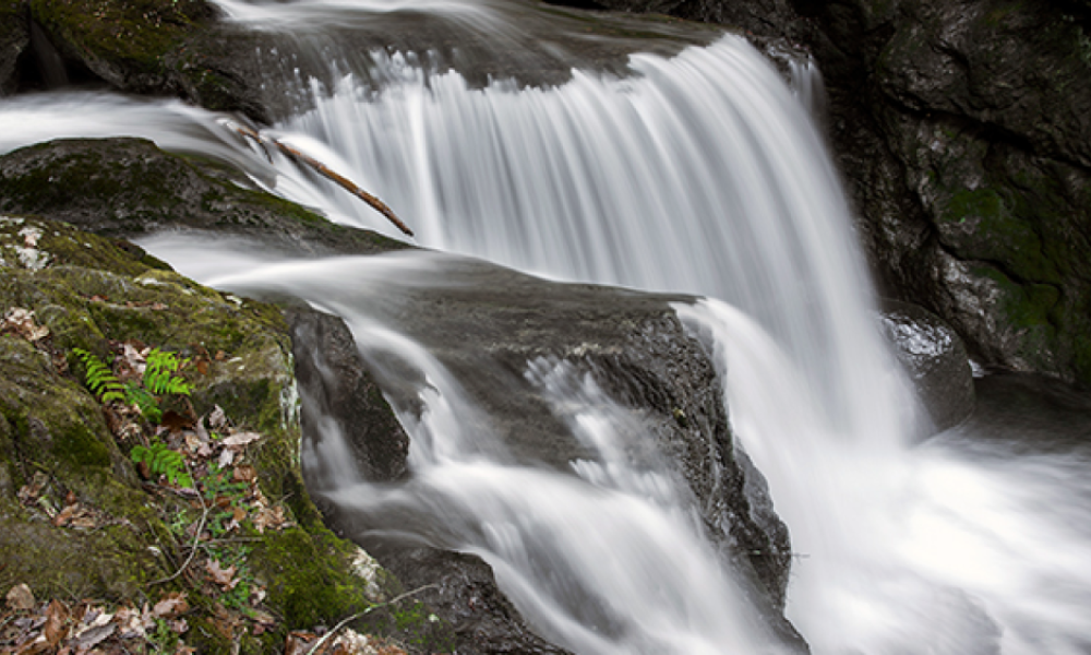 Spruce Brook Falls in Beacon Falls