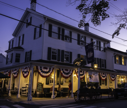 The exterior of the Griswold Inn in Essex 