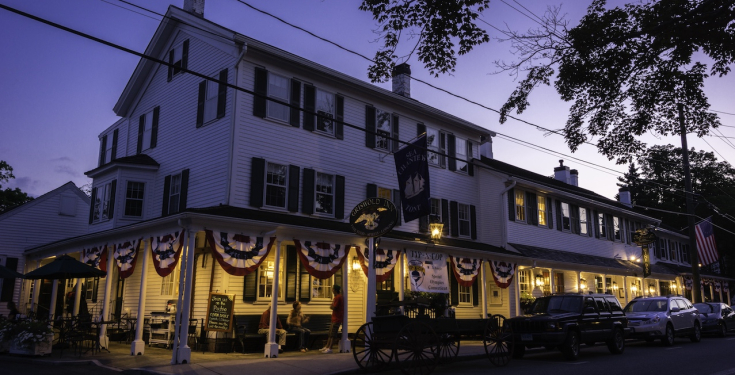 The exterior of the Griswold Inn in Essex 